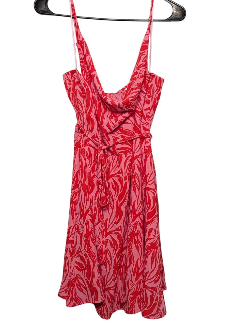 Lola Grace Womens XL Tropical Barbicore Summer Dress Mcbling Vacation Pink